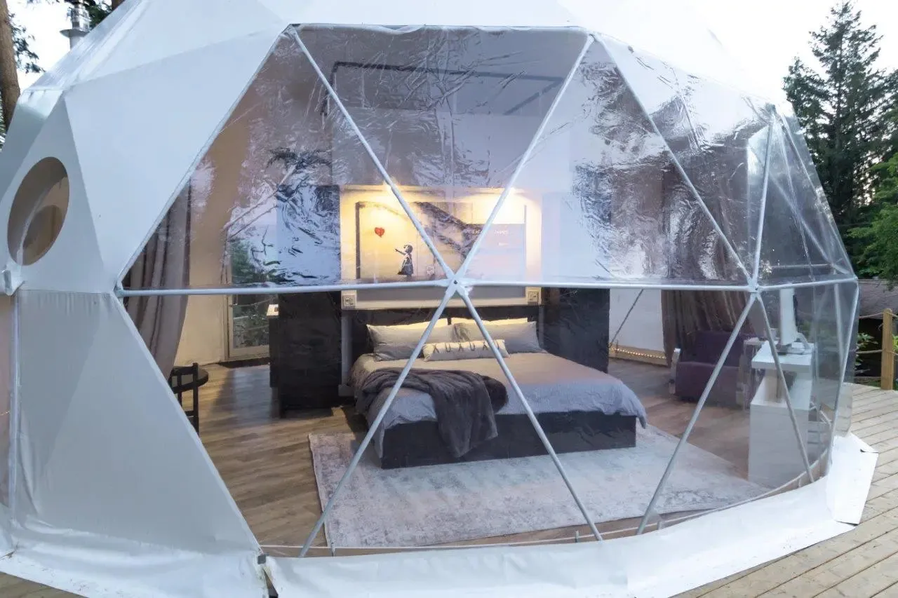 Glamping Geodesic Dome Tent Large 26'