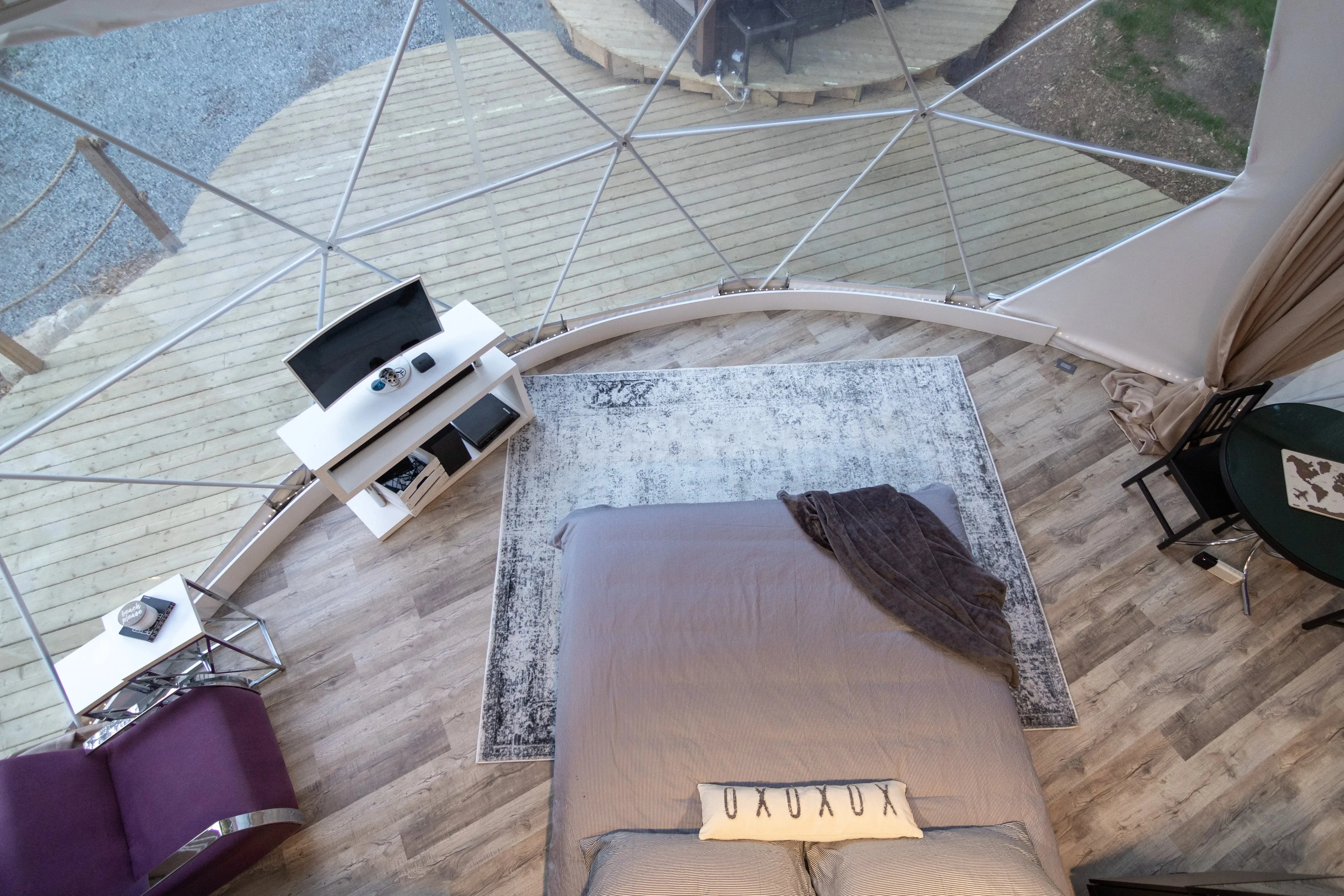 Glamping Geodesic Dome Tent Large 26'