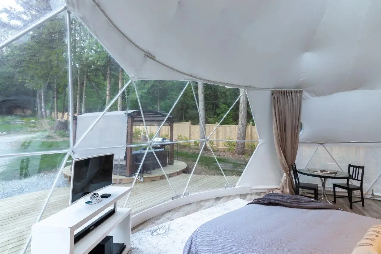 Glamping Geodesic Dome Tent Large 26'