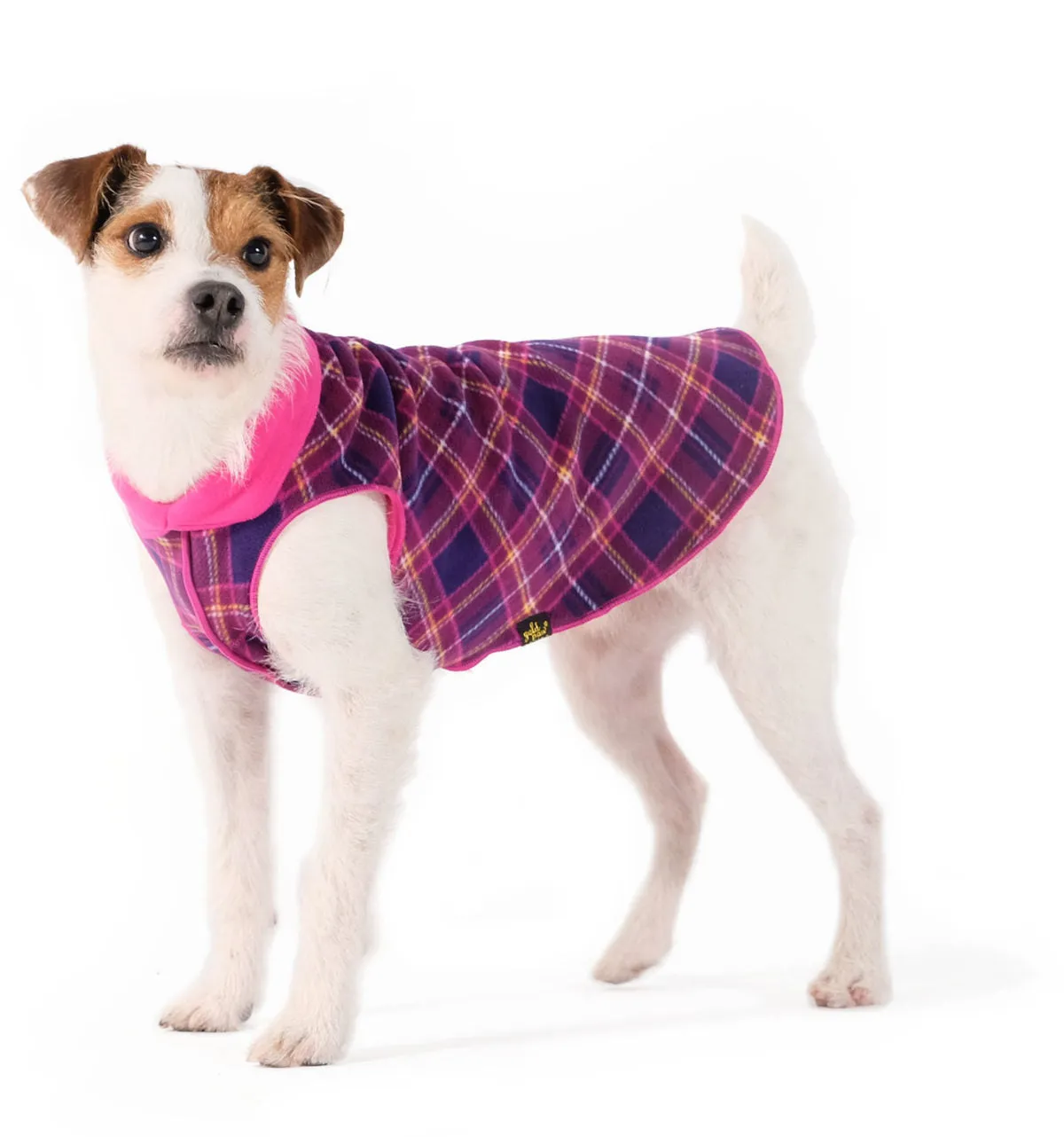 Goldpaw Duluth Double Fleece- Mulberry Plaid and Fuchsia