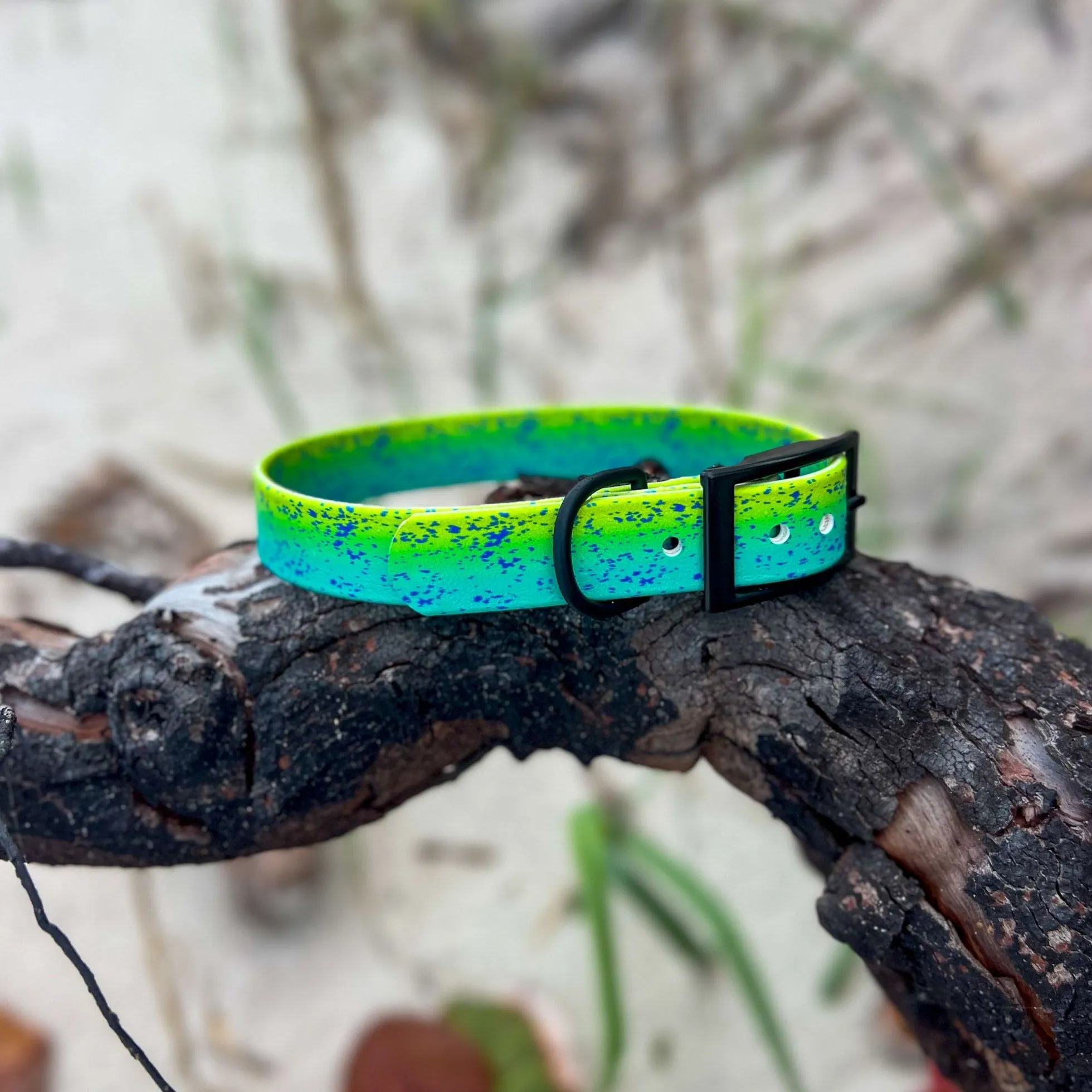 Green Dorado BioThane® Collar