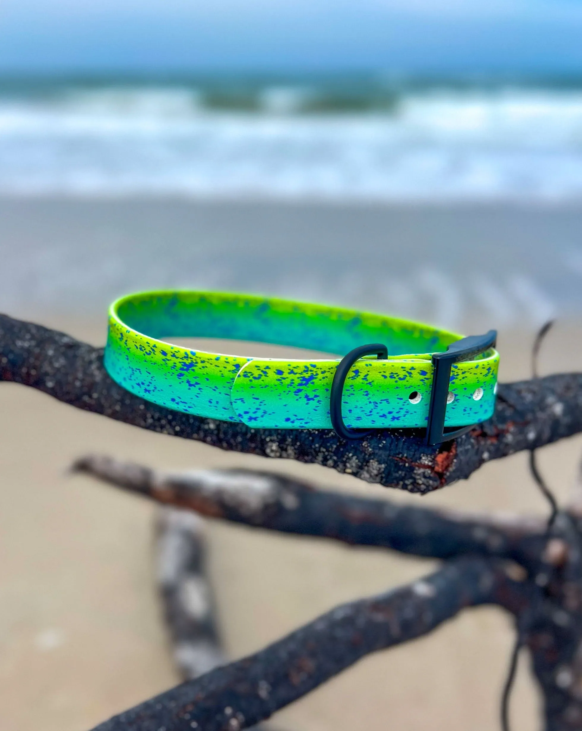 Green Dorado BioThane® Collar