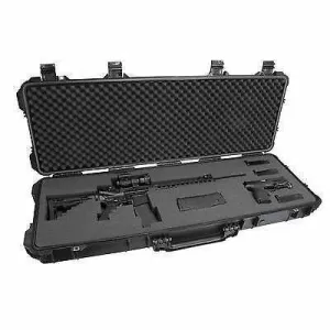 Hard AR Gun Case With Locking Holes & Auto Pressure Adjustment