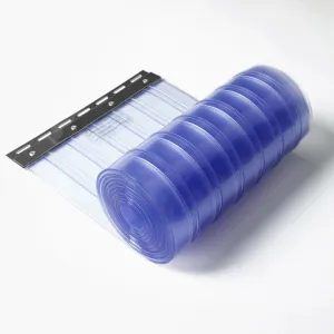Heavy Duty Double Ribbed PVC Curtain Replacement Strip 400mm x 4mm