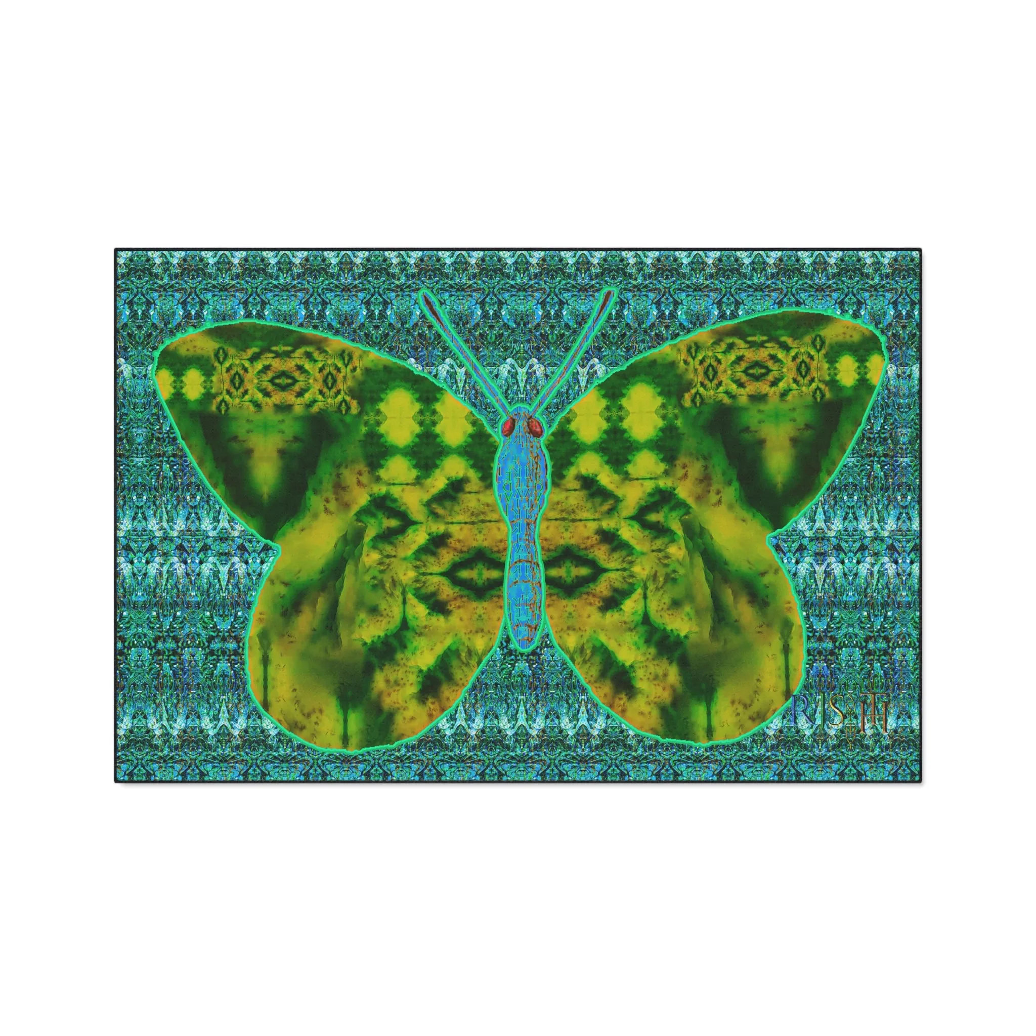Heavy Duty Floor Mat (Butterfly Glade Denizen & Samhain Dream Thaw 12 & Blue Logo@Alchemic) RJSTH@Fabric#10_1 of 16 RJSTHw2025 RJS