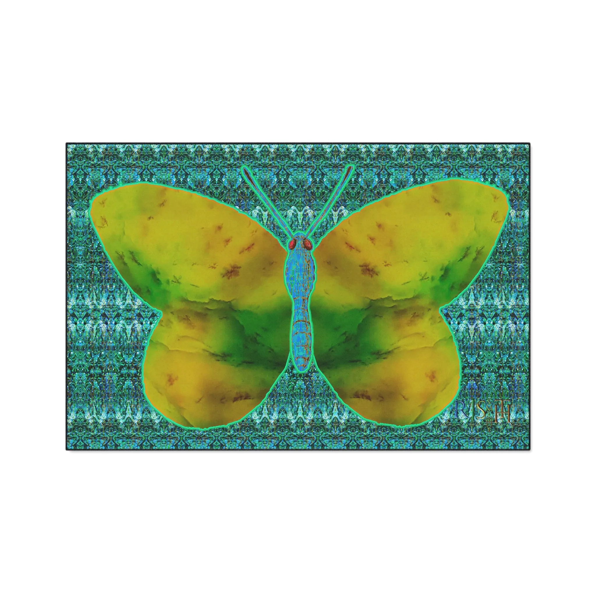 Heavy Duty Floor Mat (Butterfly Glade Denizen & Samhain Dream Thaw 12 & Blue Logo@Alchemic) RJSTH@Fabric#10_13 of 16 RJSTHw2025 RJS