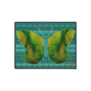 Heavy Duty Floor Mat (Butterfly Glade Denizen & Samhain Dream Thaw 12 & Blue Logo@Alchemic) RJSTH@Fabric#10_14 of 16 RJSTHw2025 RJS