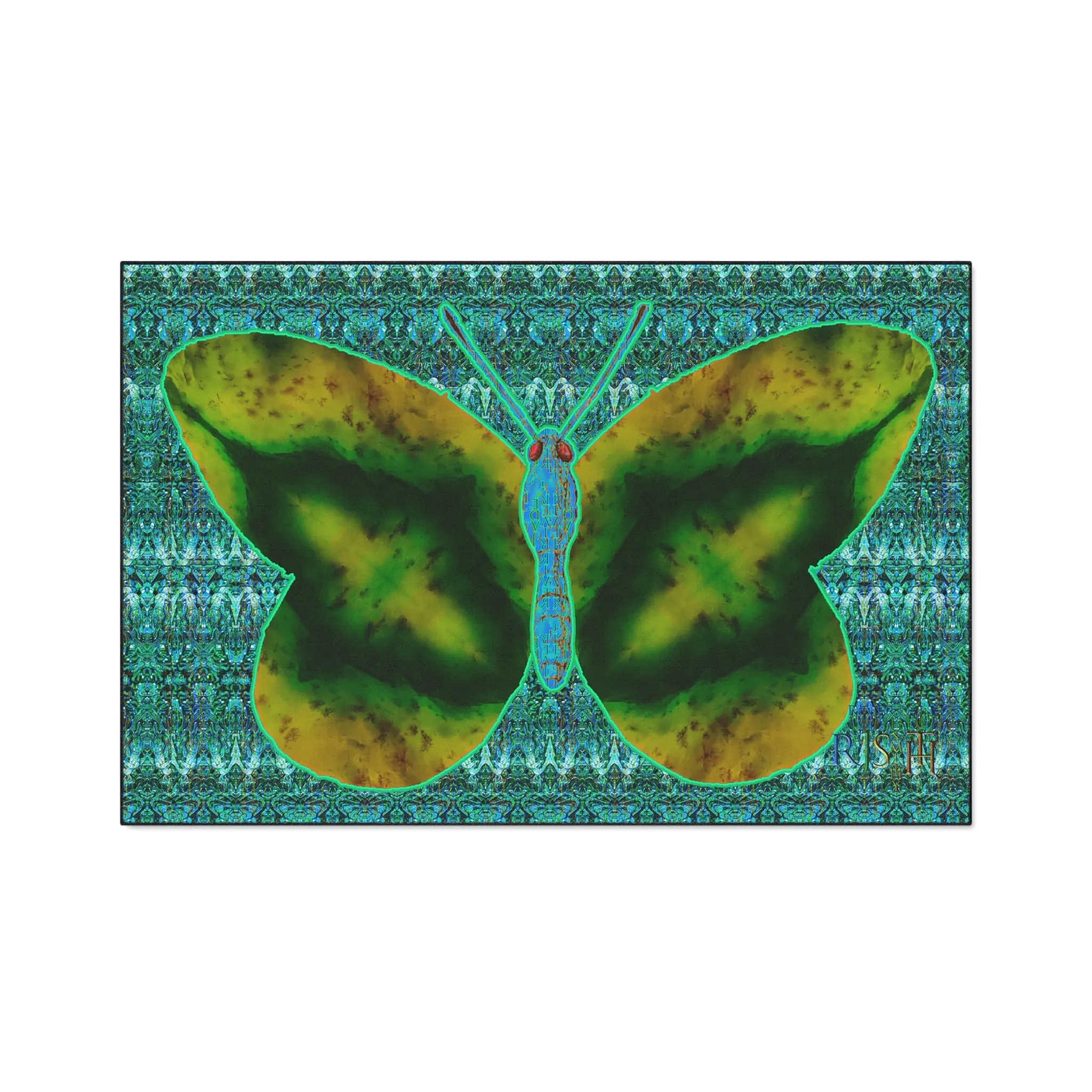 Heavy Duty Floor Mat (Butterfly Glade Denizen & Samhain Dream Thaw 12 & Blue Logo@Alchemic) RJSTH@Fabric#10_6 of 16 RJSTHw2025 RJS