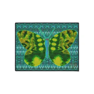 Heavy Duty Floor Mat (Butterfly Glade Denizen & Samhain Dream Thaw 12 & Blue Logo@Alchemic) RJSTH@Fabric#10_8 of 16 RJSTHw2025 RJS