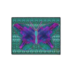 Heavy Duty Floor Mat (Butterfly Glade Denizen & Samhain Dream Thaw 12 & Blue Logo@Alchemic) RJSTH@Fabric#11_1 of 16 RJSTHw2025 RJS