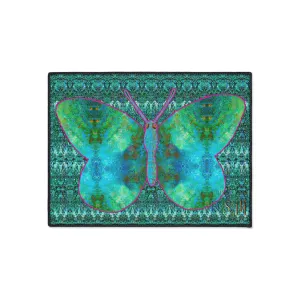 Heavy Duty Floor Mat (Butterfly Glade Denizen & Samhain Dream Thaw 12 & Blue Logo@Alchemic) RJSTH@Fabric#11_14 of 16 RJSTHw2025 RJS
