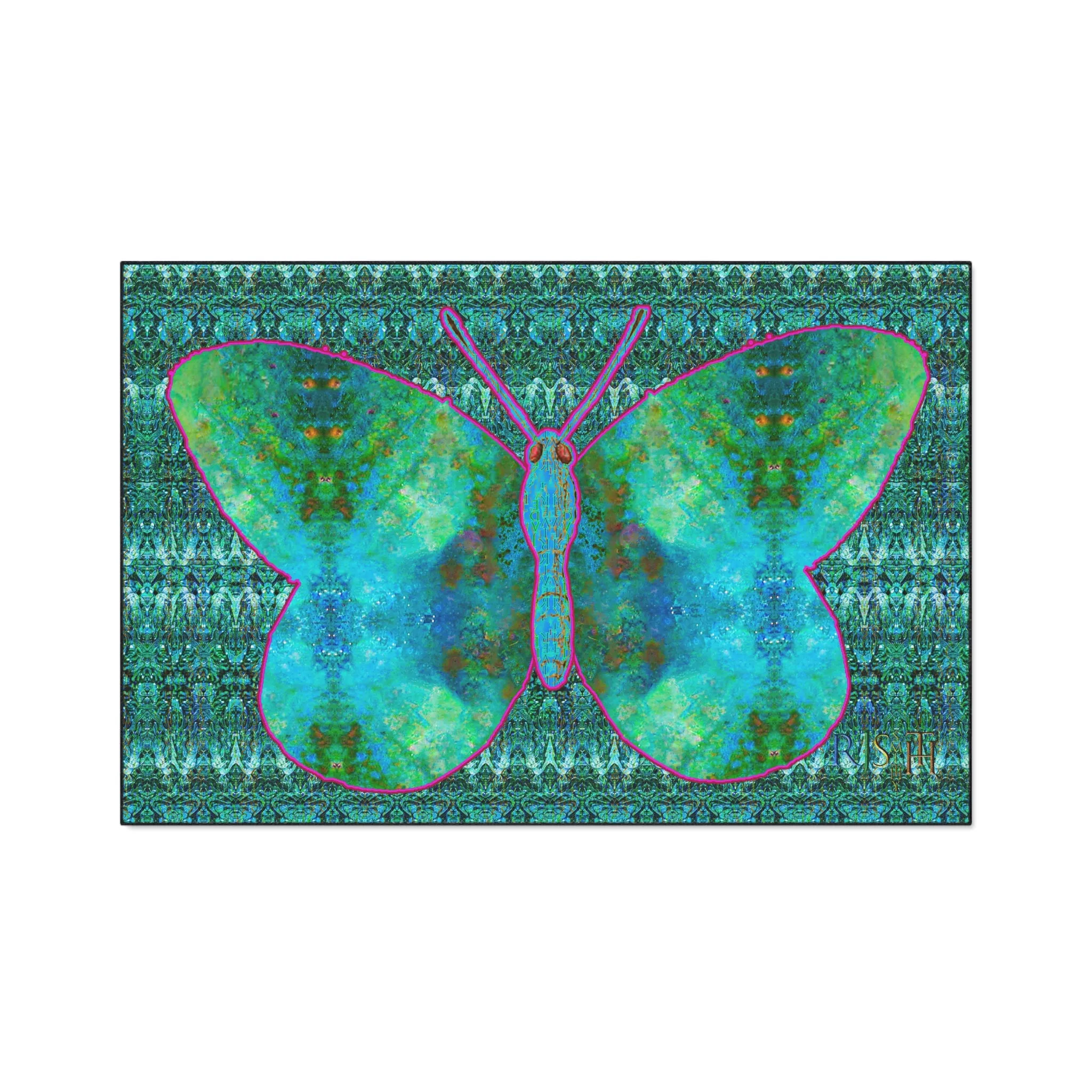 Heavy Duty Floor Mat (Butterfly Glade Denizen & Samhain Dream Thaw 12 & Blue Logo@Alchemic) RJSTH@Fabric#11_14 of 16 RJSTHw2025 RJS