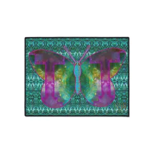 Heavy Duty Floor Mat (Butterfly Glade Denizen & Samhain Dream Thaw 12 & Blue Logo@Alchemic) RJSTH@Fabric#11_5 of 16 RJSTHw2025 RJS