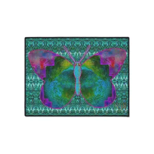 Heavy Duty Floor Mat (Butterfly Glade Denizen & Samhain Dream Thaw 12 & Blue Logo@Alchemic) RJSTH@Fabric#11_6 of 16 RJSTHw2025 RJS