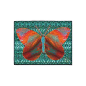 Heavy Duty Floor Mat (Butterfly Glade Denizen & Samhain Dream Thaw 12 & Blue Logo@Alchemic) RJSTH@Fabric#12_12 of 16 RJSTHw2025 RJS
