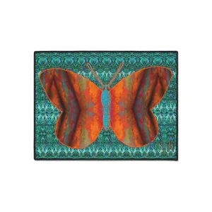 Heavy Duty Floor Mat (Butterfly Glade Denizen & Samhain Dream Thaw 12 & Blue Logo@Alchemic) RJSTH@Fabric#12_16 of 16 RJSTHw2025 RJS