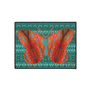 Heavy Duty Floor Mat (Butterfly Glade Denizen & Samhain Dream Thaw 12 & Blue Logo@Alchemic) RJSTH@Fabric#12_3 of 16 RJSTHw2025 RJS