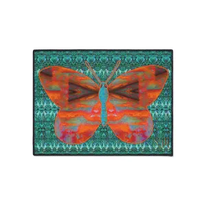 Heavy Duty Floor Mat (Butterfly Glade Denizen & Samhain Dream Thaw 12 & Blue Logo@Alchemic) RJSTH@Fabric#12_9 of 16 RJSTHw2025 RJS