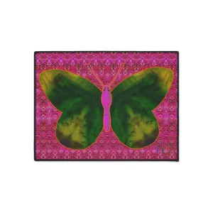 Heavy Duty Floor Mat (Butterfly Glade Denizen & Samhain Dream Thaw 13 & Pink Logo@Alchemic) RJSTH@Fabric#7_12 of 14 RJSTHw2025 RJS