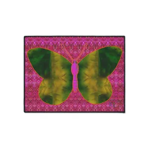 Heavy Duty Floor Mat (Butterfly Glade Denizen & Samhain Dream Thaw 13 & Pink Logo@Alchemic) RJSTH@Fabric#7_14 of 14 RJSTHw2025 RJS
