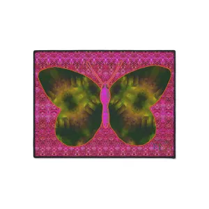 Heavy Duty Floor Mat (Butterfly Glade Denizen & Samhain Dream Thaw 13 & Pink Logo@Alchemic) RJSTH@Fabric#7_4 of 14 RJSTHw2025 RJS