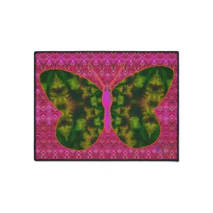 Heavy Duty Floor Mat (Butterfly Glade Denizen & Samhain Dream Thaw 13 & Pink Logo@Alchemic) RJSTH@Fabric#7_6 of 14 RJSTHw2025 RJS