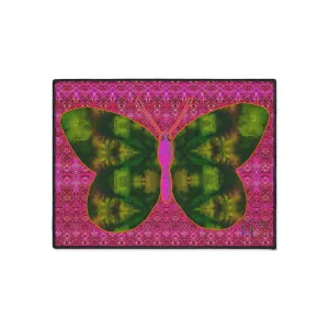 Heavy Duty Floor Mat (Butterfly Glade Denizen & Samhain Dream Thaw 13 & Pink Logo@Alchemic) RJSTH@Fabric#7_8 of 14 RJSTHw2025 RJS