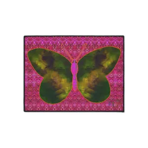 Heavy Duty Floor Mat (Butterfly Glade Denizen & Samhain Dream Thaw 13 & Pink Logo@Alchemic) RJSTH@Fabric#7_9 of 14 RJSTHw2025 RJS