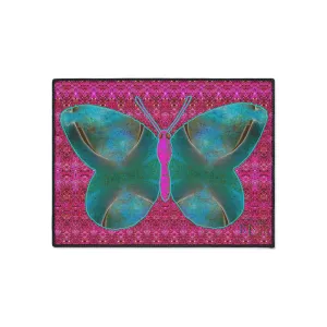 Heavy Duty Floor Mat (Butterfly Glade Denizen & Samhain Dream Thaw 13 & Pink Logo@Alchemic) RJSTH@Fabric#8_1 of 16 RJSTHw2025 RJS