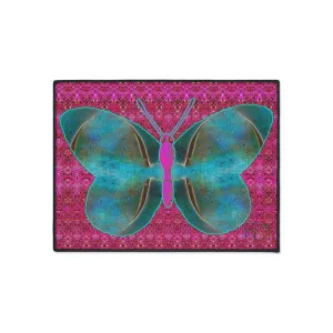 Heavy Duty Floor Mat (Butterfly Glade Denizen & Samhain Dream Thaw 13 & Pink Logo@Alchemic) RJSTH@Fabric#8_12 of 16 RJSTHw2025 RJS