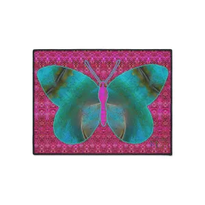 Heavy Duty Floor Mat (Butterfly Glade Denizen & Samhain Dream Thaw 13 & Pink Logo@Alchemic) RJSTH@Fabric#8_15 of 16 RJSTHw2025 RJS