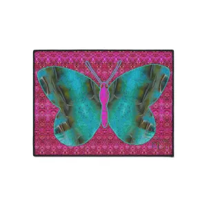 Heavy Duty Floor Mat (Butterfly Glade Denizen & Samhain Dream Thaw 13 & Pink Logo@Alchemic) RJSTH@Fabric#8_7 of 16 RJSTHw2025 RJS
