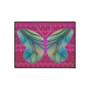 Heavy Duty Floor Mat (Butterfly Glade Denizen & Samhain Dream Thaw 13 & Pink Logo@Alchemic) RJSTH@Fabric#9_11 of 14 RJSTHw2025 RJS