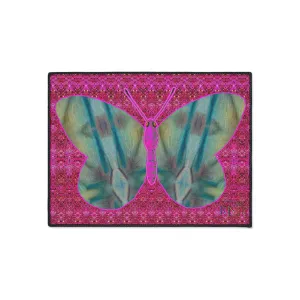 Heavy Duty Floor Mat (Butterfly Glade Denizen & Samhain Dream Thaw 13 & Pink Logo@Alchemic) RJSTH@Fabric#9_8 of 14 RJSTHw2025 RJS