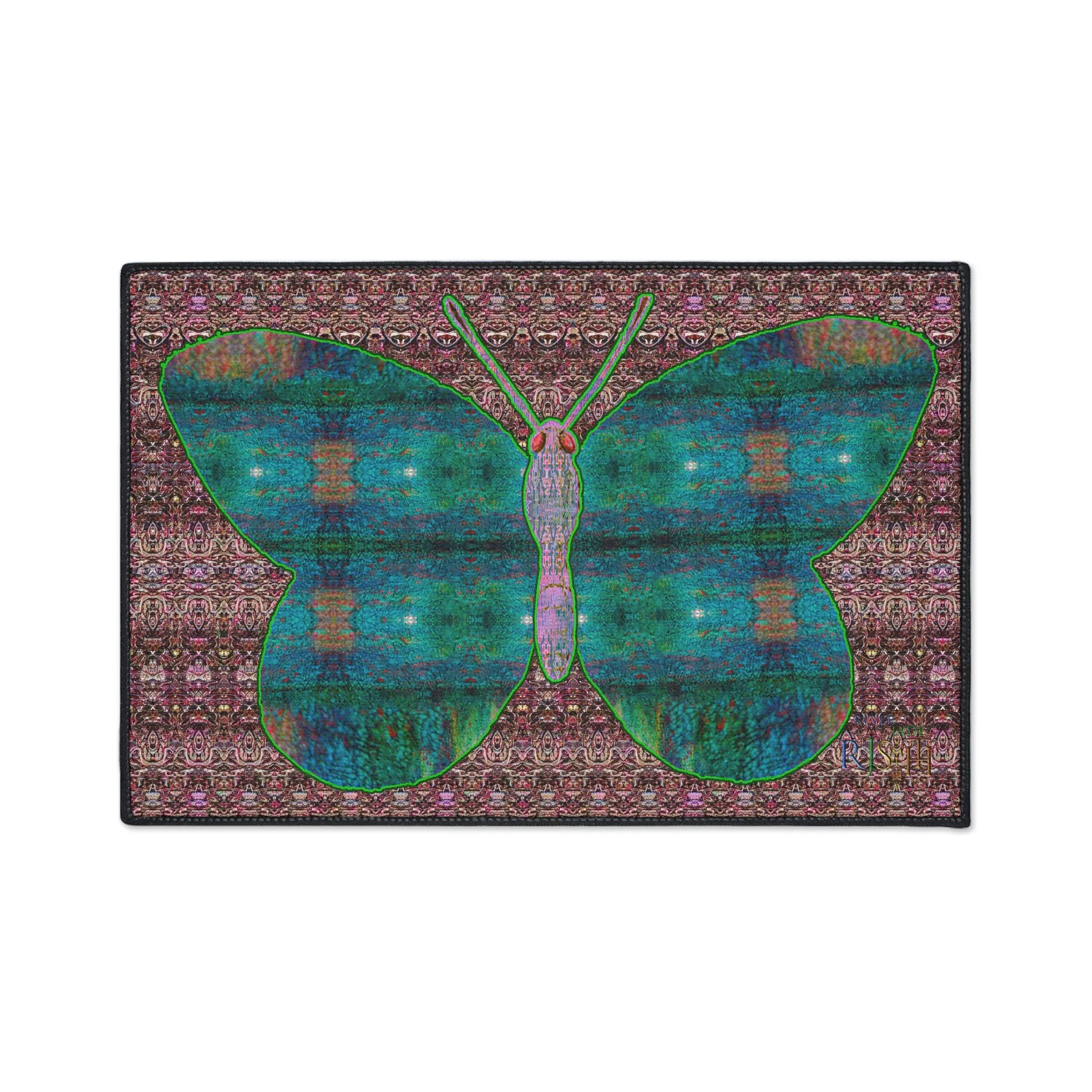 Heavy Duty Floor Mat (Butterfly Glade Denizen & Samhain Dream Thaw 14 & Purple Logo@Alchemic) RJSTH@Fabric#4_13 of 15 RJSTHw2025 RJS