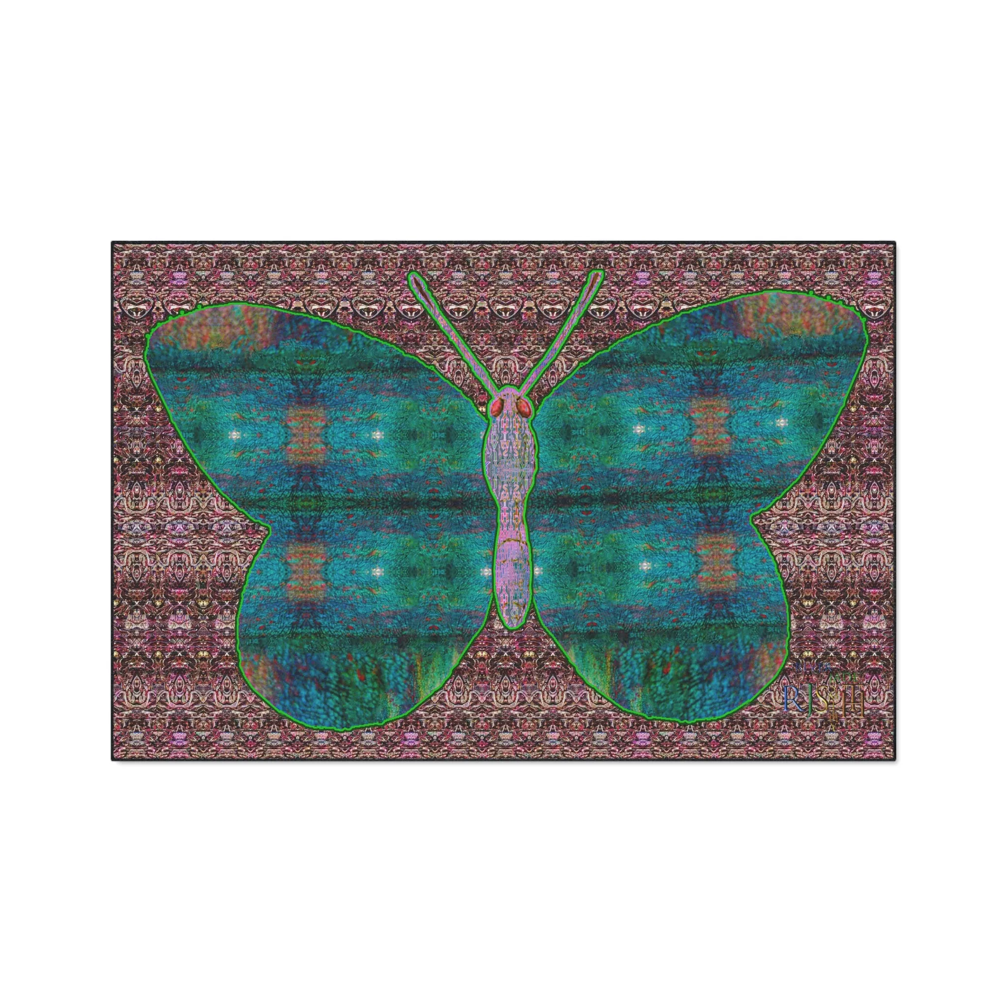 Heavy Duty Floor Mat (Butterfly Glade Denizen & Samhain Dream Thaw 14 & Purple Logo@Alchemic) RJSTH@Fabric#4_13 of 15 RJSTHw2025 RJS