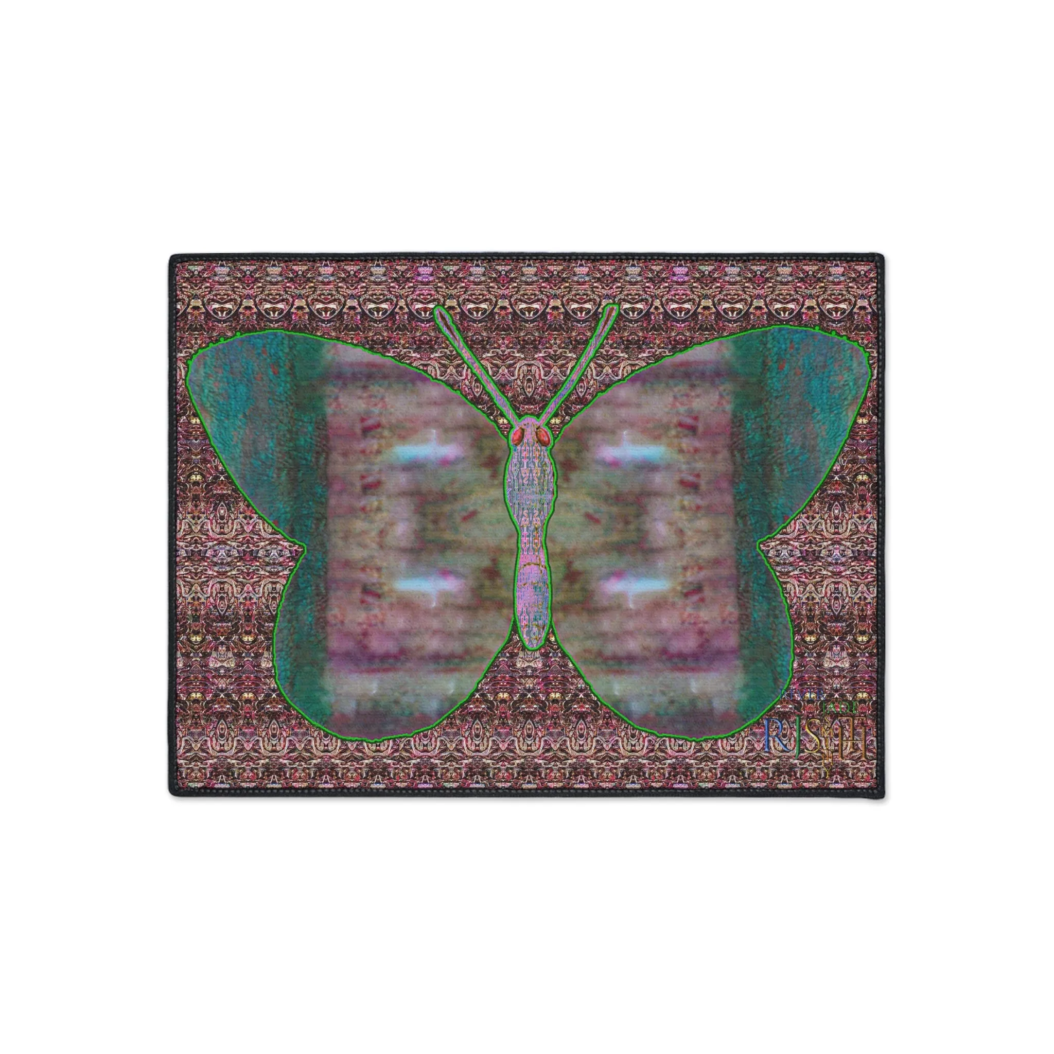 Heavy Duty Floor Mat (Butterfly Glade Denizen & Samhain Dream Thaw 14 & Purple Logo@Alchemic) RJSTH@Fabric#4_3 of 15 RJSTHw2025 RJS