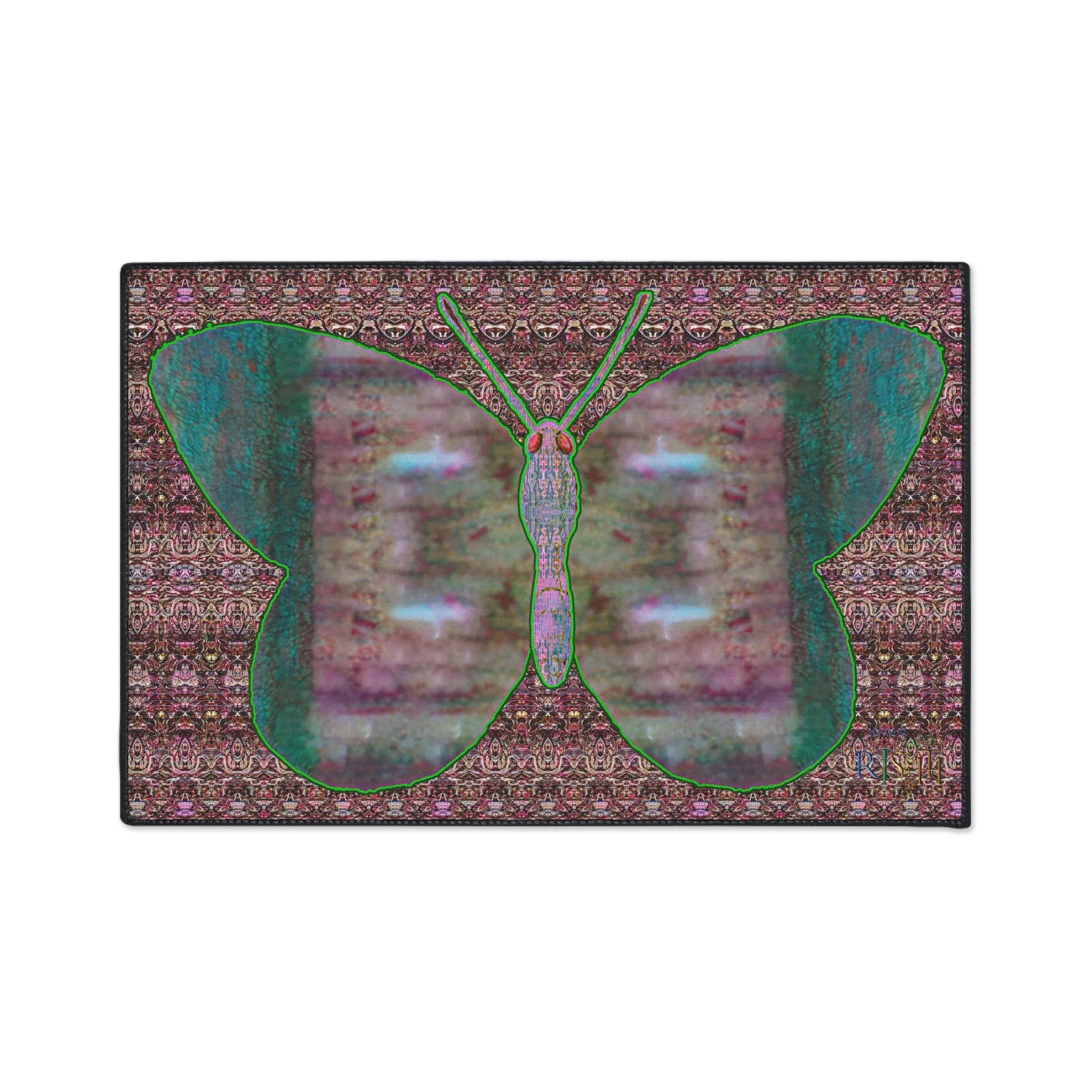 Heavy Duty Floor Mat (Butterfly Glade Denizen & Samhain Dream Thaw 14 & Purple Logo@Alchemic) RJSTH@Fabric#4_3 of 15 RJSTHw2025 RJS