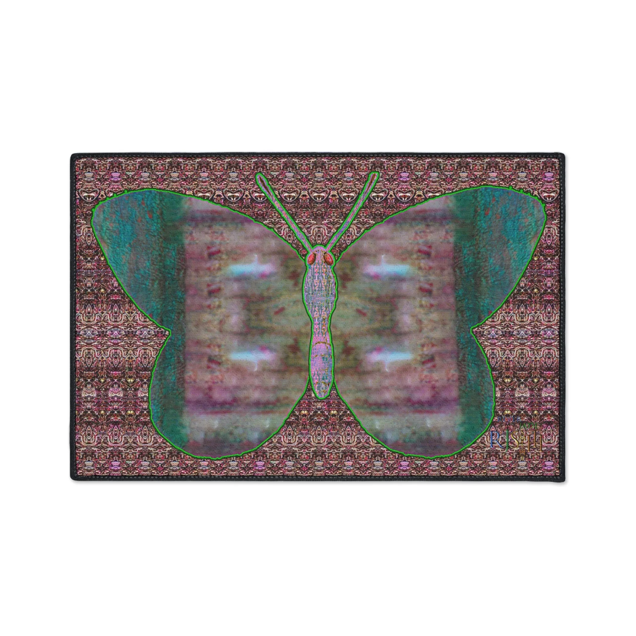 Heavy Duty Floor Mat (Butterfly Glade Denizen & Samhain Dream Thaw 14 & Purple Logo@Alchemic) RJSTH@Fabric#4_3 of 15 RJSTHw2025 RJS