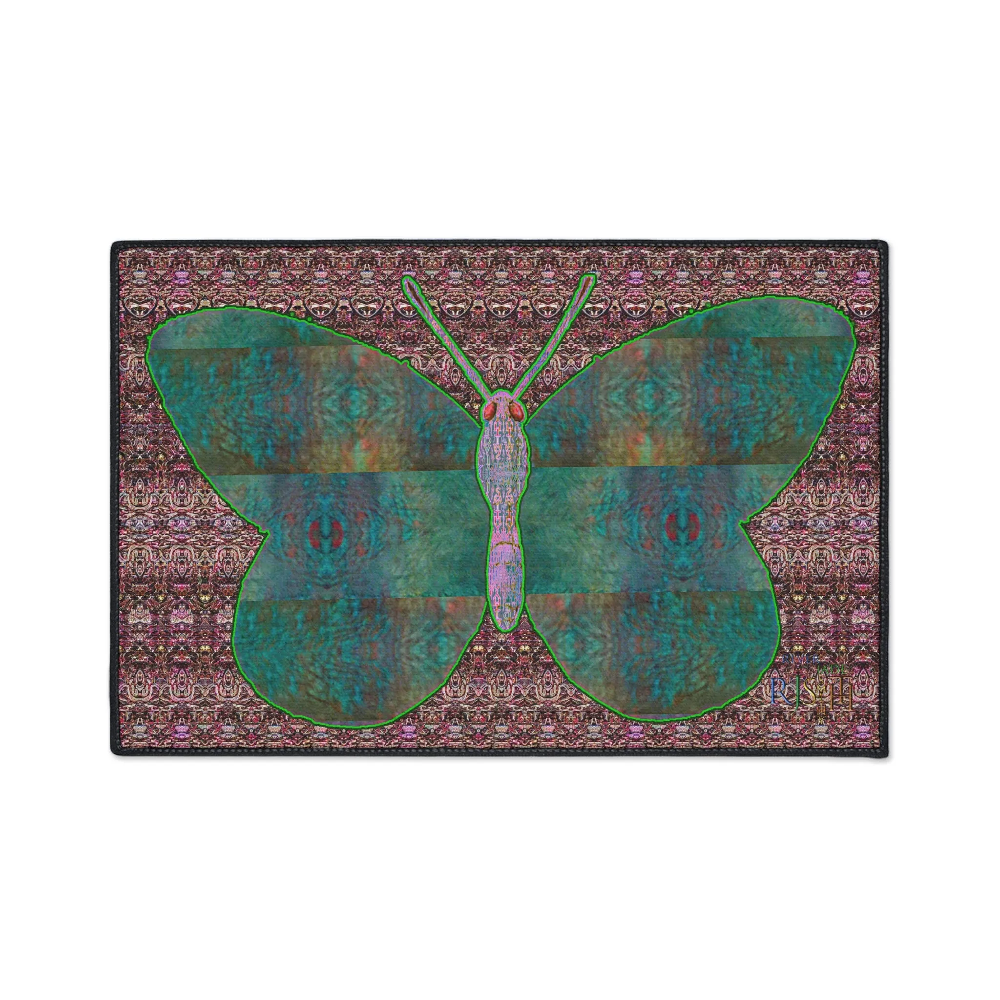 Heavy Duty Floor Mat (Butterfly Glade Denizen & Samhain Dream Thaw 14 & Purple Logo@Alchemic) RJSTH@Fabric#4_4 of 15 RJSTHw2025 RJS