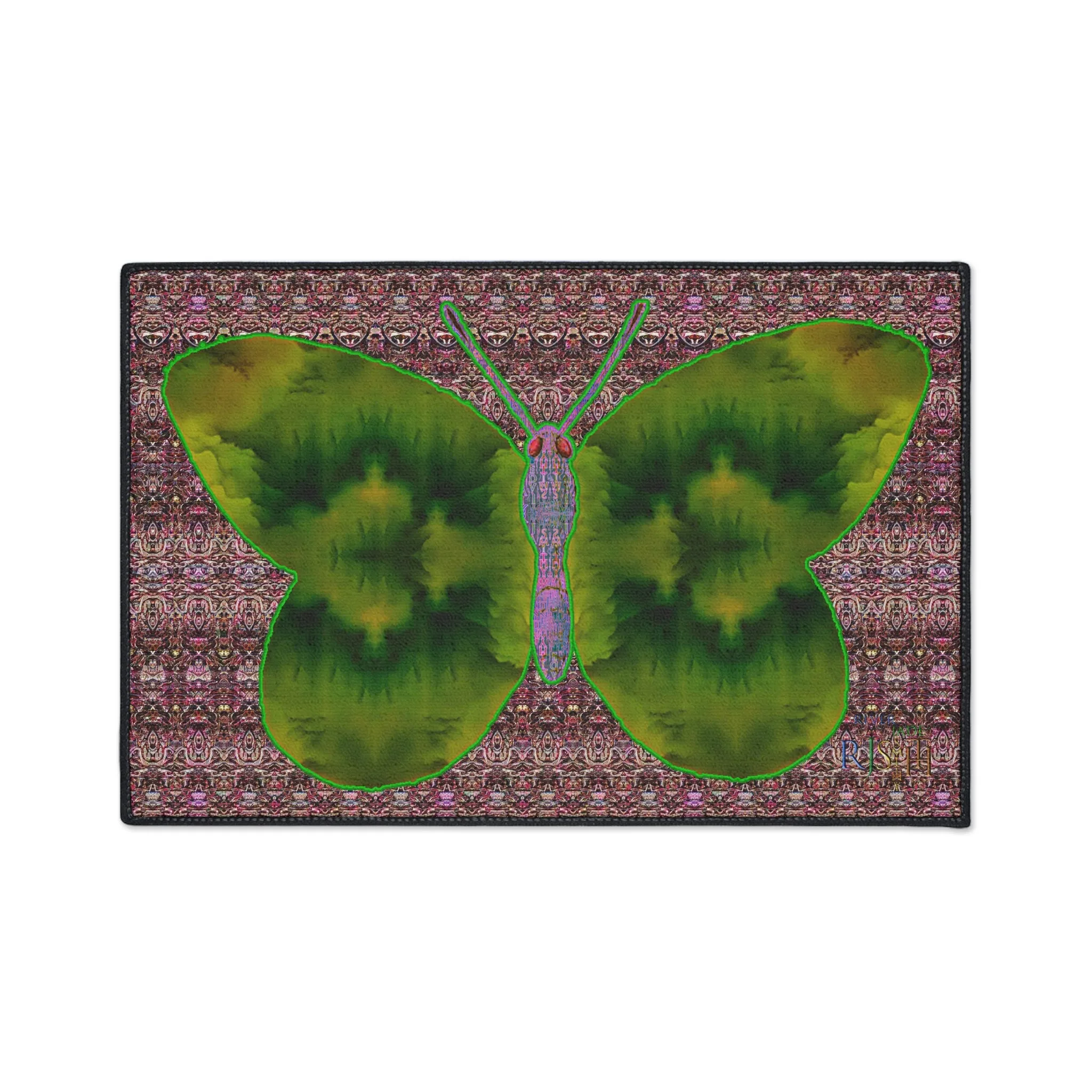 Heavy Duty Floor Mat (Butterfly Glade Denizen & Samhain Dream Thaw 14 & Purple Logo@Alchemic) RJSTH@Fabric#5_1 of 18 RJSTHw2025 RJS
