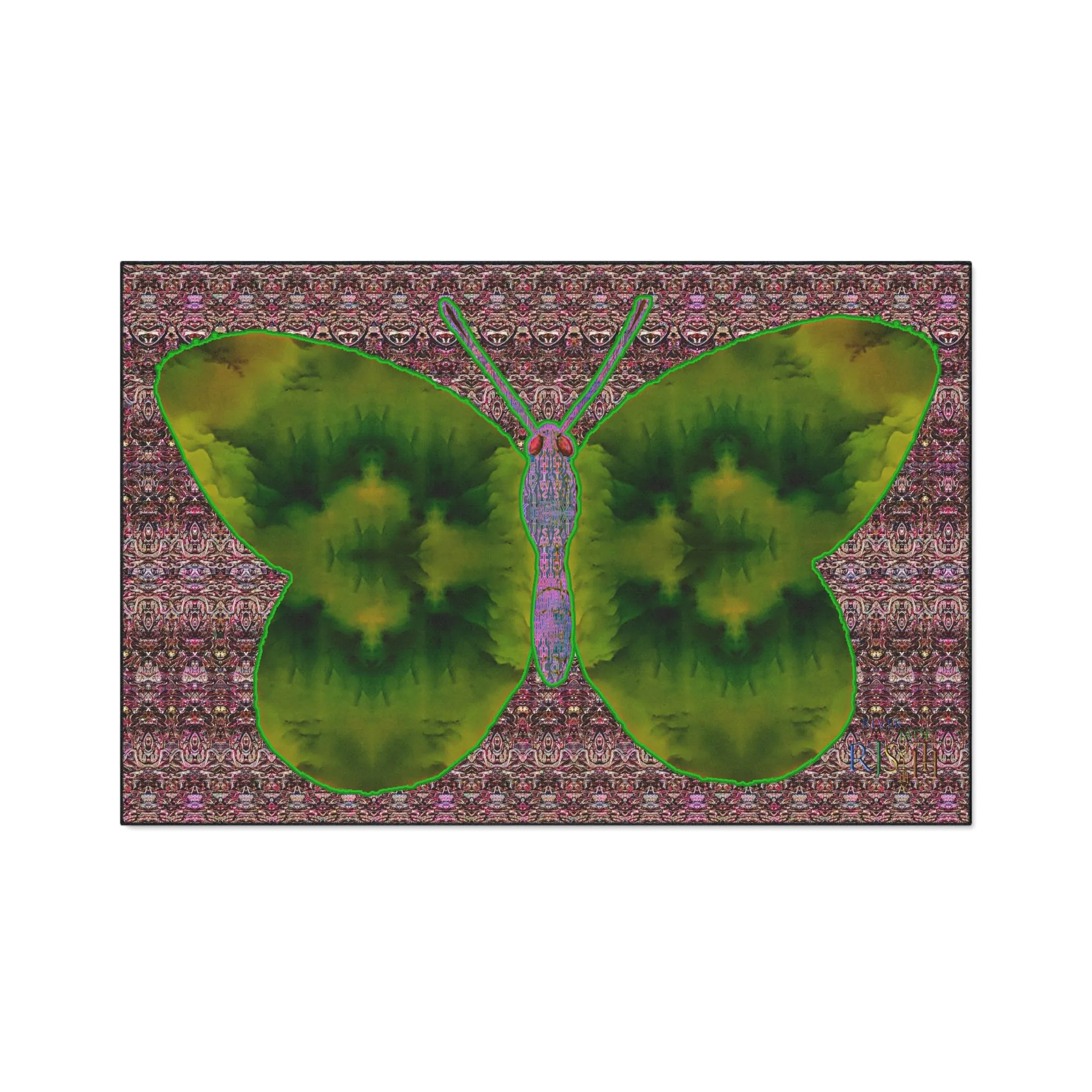 Heavy Duty Floor Mat (Butterfly Glade Denizen & Samhain Dream Thaw 14 & Purple Logo@Alchemic) RJSTH@Fabric#5_1 of 18 RJSTHw2025 RJS