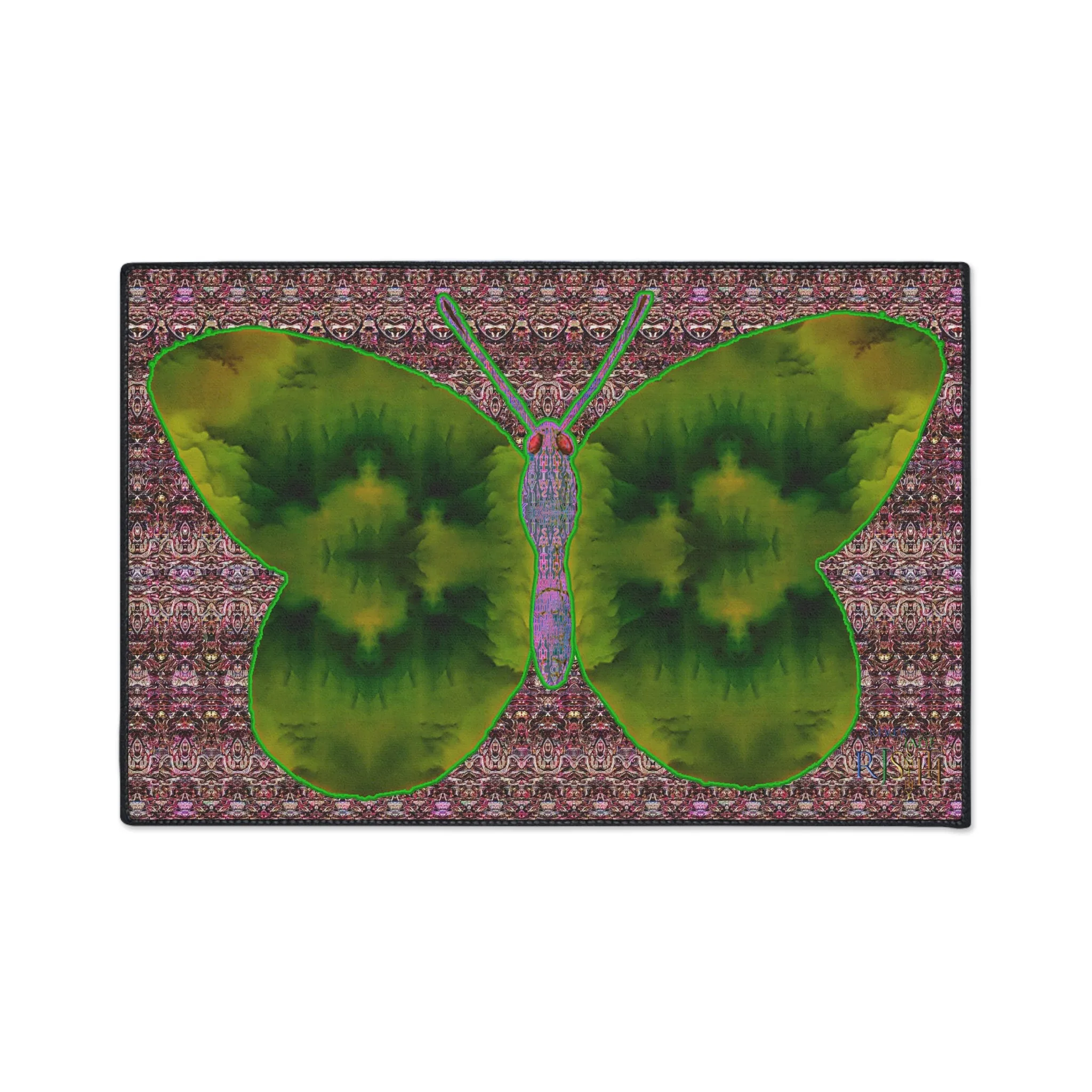 Heavy Duty Floor Mat (Butterfly Glade Denizen & Samhain Dream Thaw 14 & Purple Logo@Alchemic) RJSTH@Fabric#5_1 of 18 RJSTHw2025 RJS