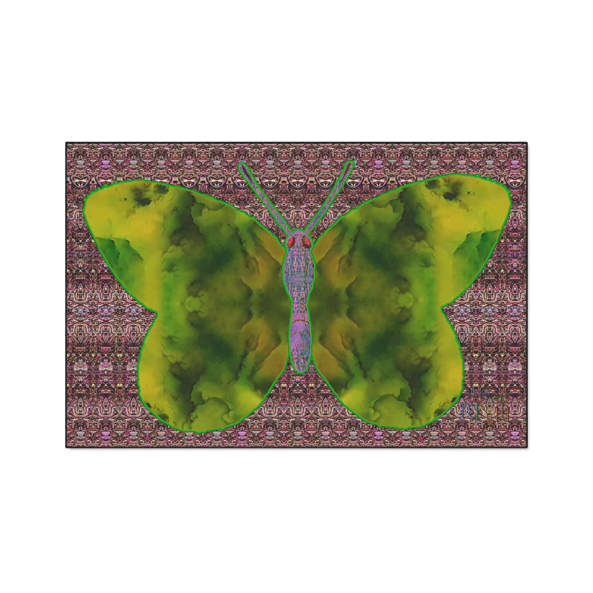 Heavy Duty Floor Mat (Butterfly Glade Denizen & Samhain Dream Thaw 14 & Purple Logo@Alchemic) RJSTH@Fabric#5_11 of 18 RJSTHw2025 RJS