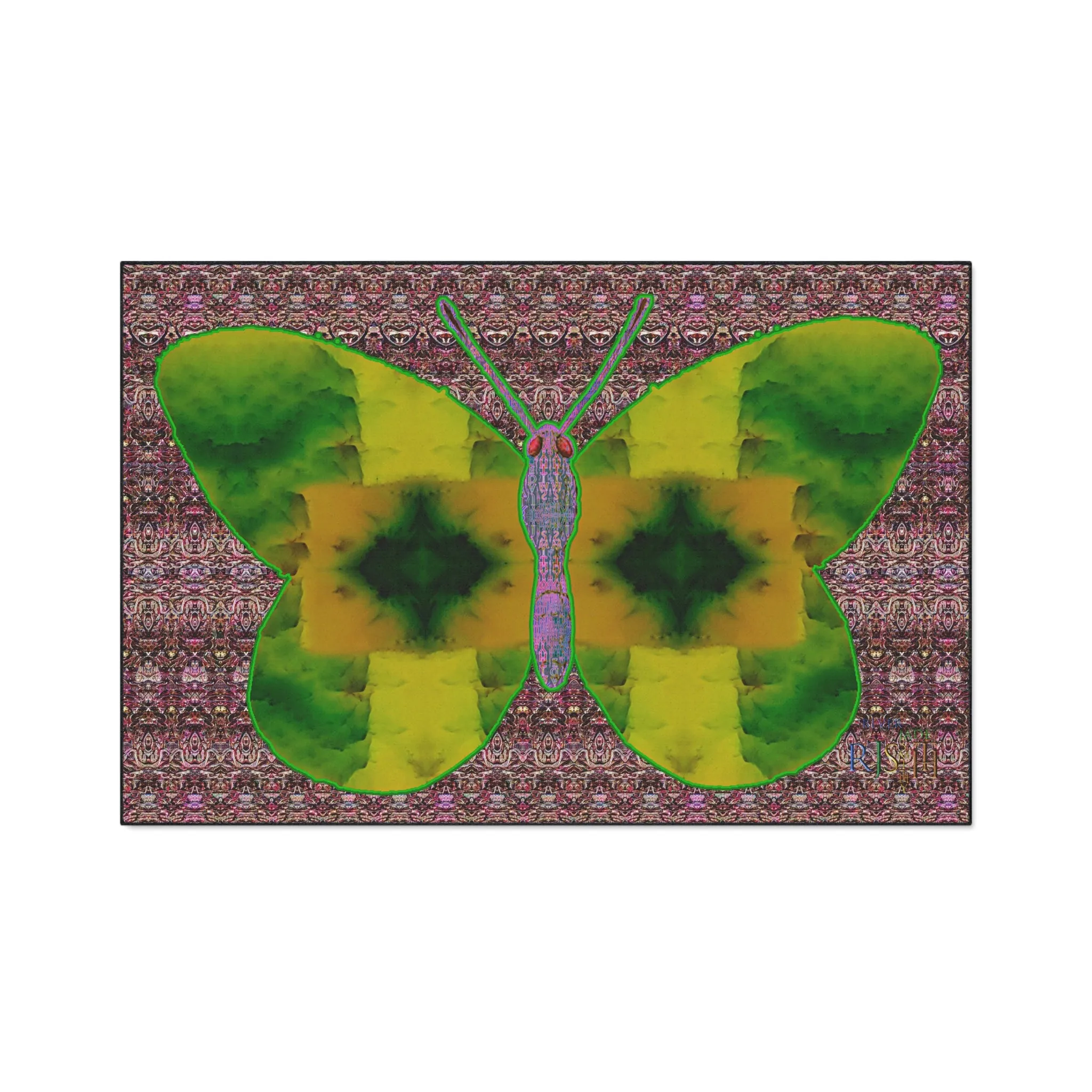 Heavy Duty Floor Mat (Butterfly Glade Denizen & Samhain Dream Thaw 14 & Purple Logo@Alchemic) RJSTH@Fabric#5_14 of 18 RJSTHw2025 RJS