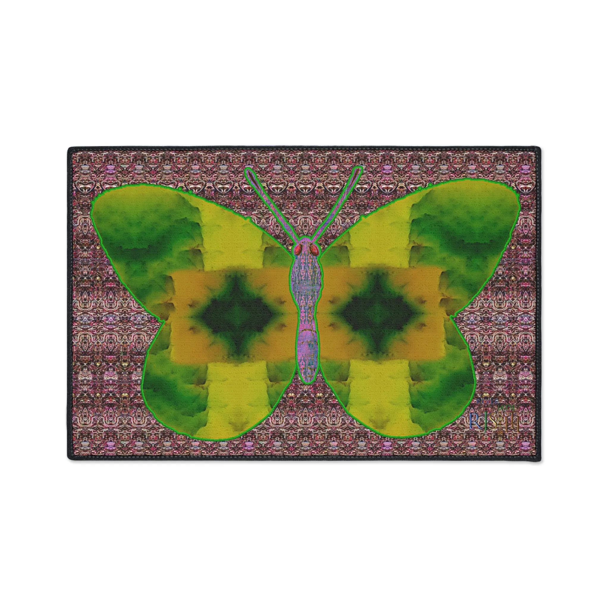 Heavy Duty Floor Mat (Butterfly Glade Denizen & Samhain Dream Thaw 14 & Purple Logo@Alchemic) RJSTH@Fabric#5_14 of 18 RJSTHw2025 RJS