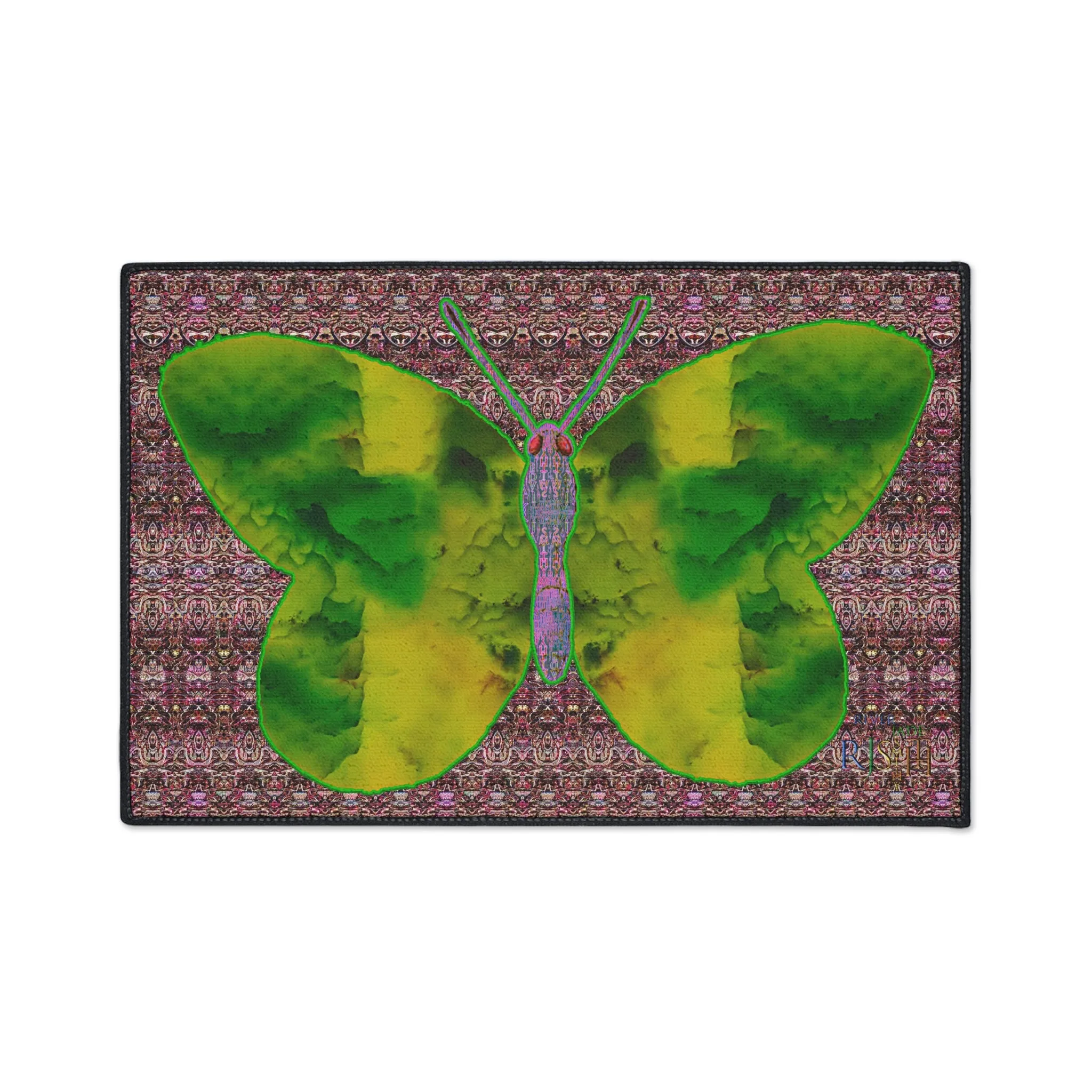 Heavy Duty Floor Mat (Butterfly Glade Denizen & Samhain Dream Thaw 14 & Purple Logo@Alchemic) RJSTH@Fabric#5_15 of 18 RJSTHw2025 RJS