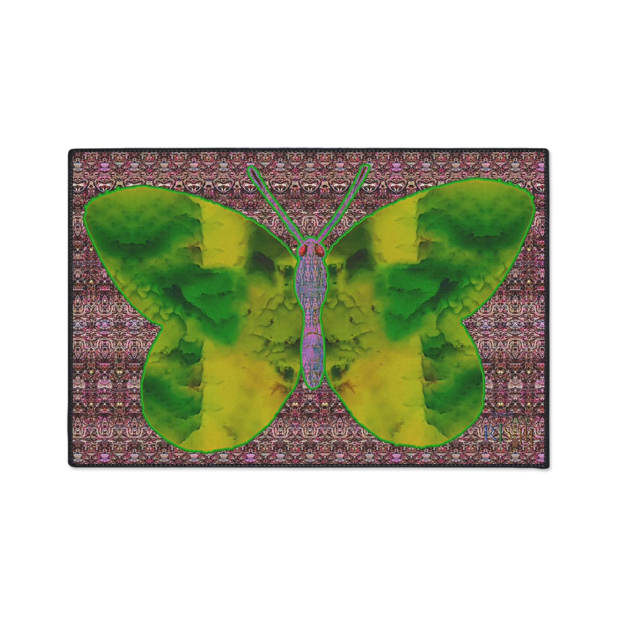 Heavy Duty Floor Mat (Butterfly Glade Denizen & Samhain Dream Thaw 14 & Purple Logo@Alchemic) RJSTH@Fabric#5_15 of 18 RJSTHw2025 RJS