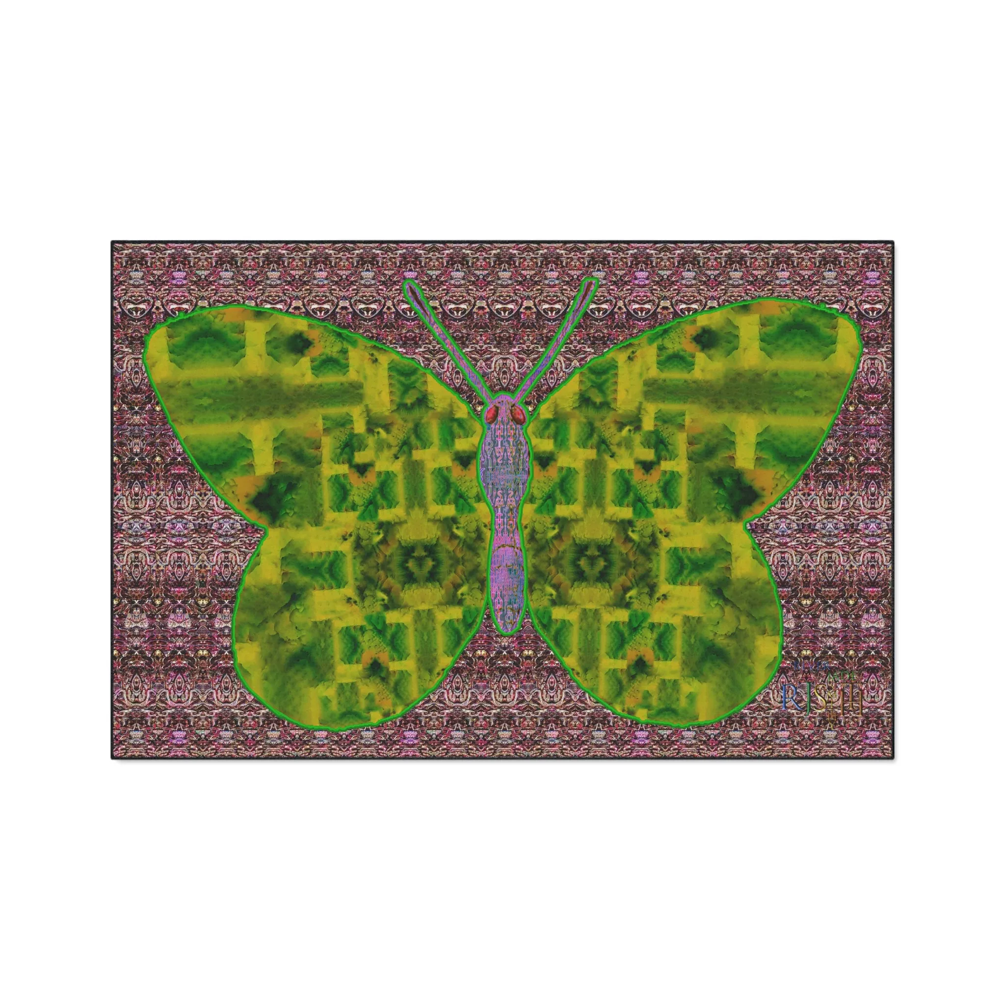 Heavy Duty Floor Mat (Butterfly Glade Denizen & Samhain Dream Thaw 14 & Purple Logo@Alchemic) RJSTH@Fabric#5_5 of 18 RJSTHw2025 RJS