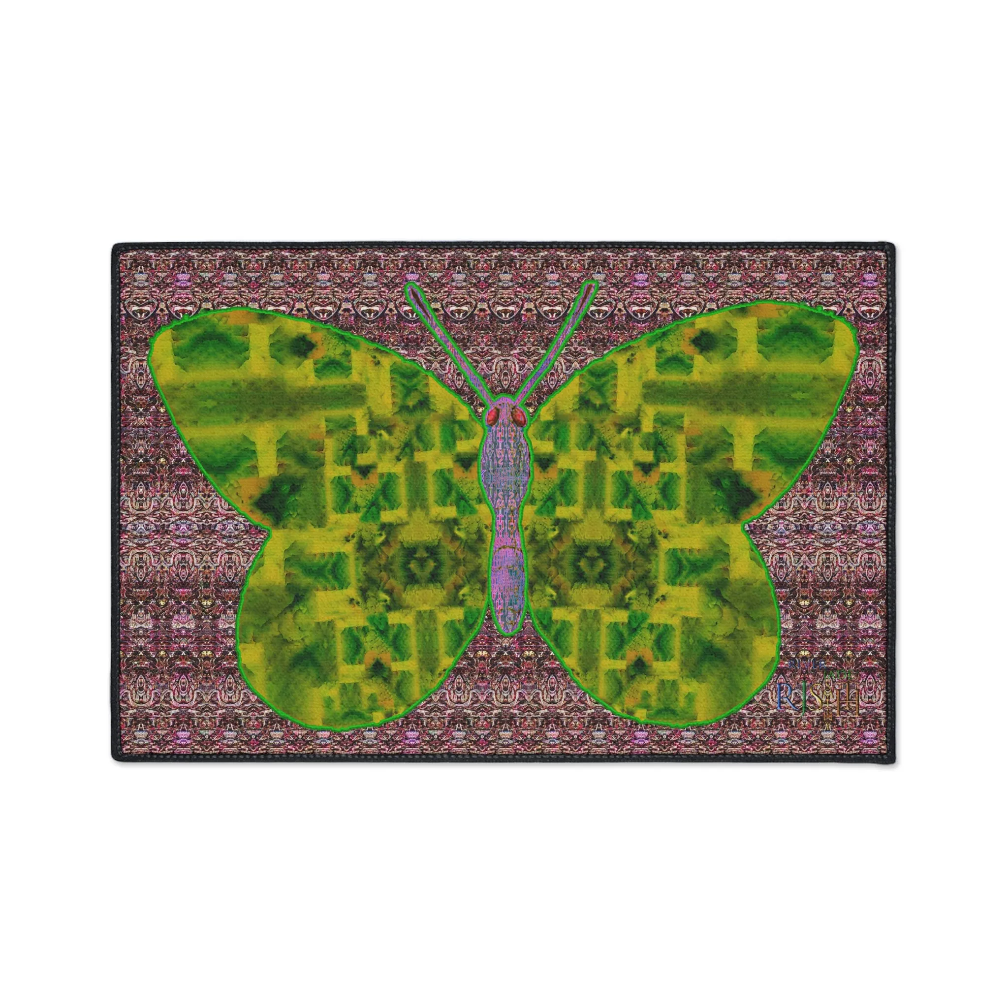 Heavy Duty Floor Mat (Butterfly Glade Denizen & Samhain Dream Thaw 14 & Purple Logo@Alchemic) RJSTH@Fabric#5_5 of 18 RJSTHw2025 RJS